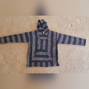 NWOT Striped Baja Hoodie